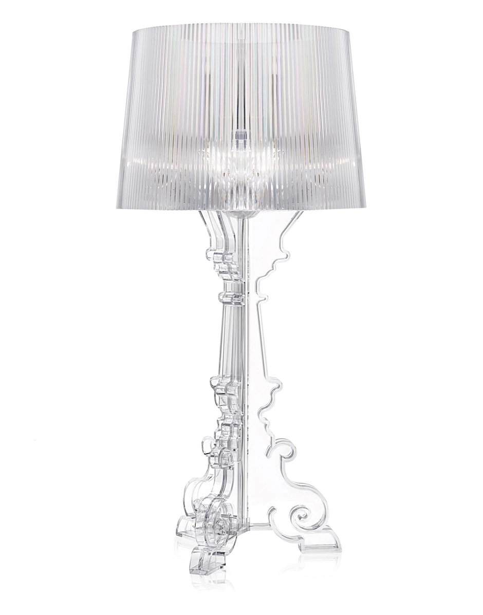 Kartell Leuchte Bourgie in transparent von der Seite