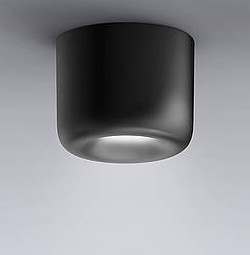 Deckenleuchte Cavity Ceiling L Farbe schwarz von Serien Lighting